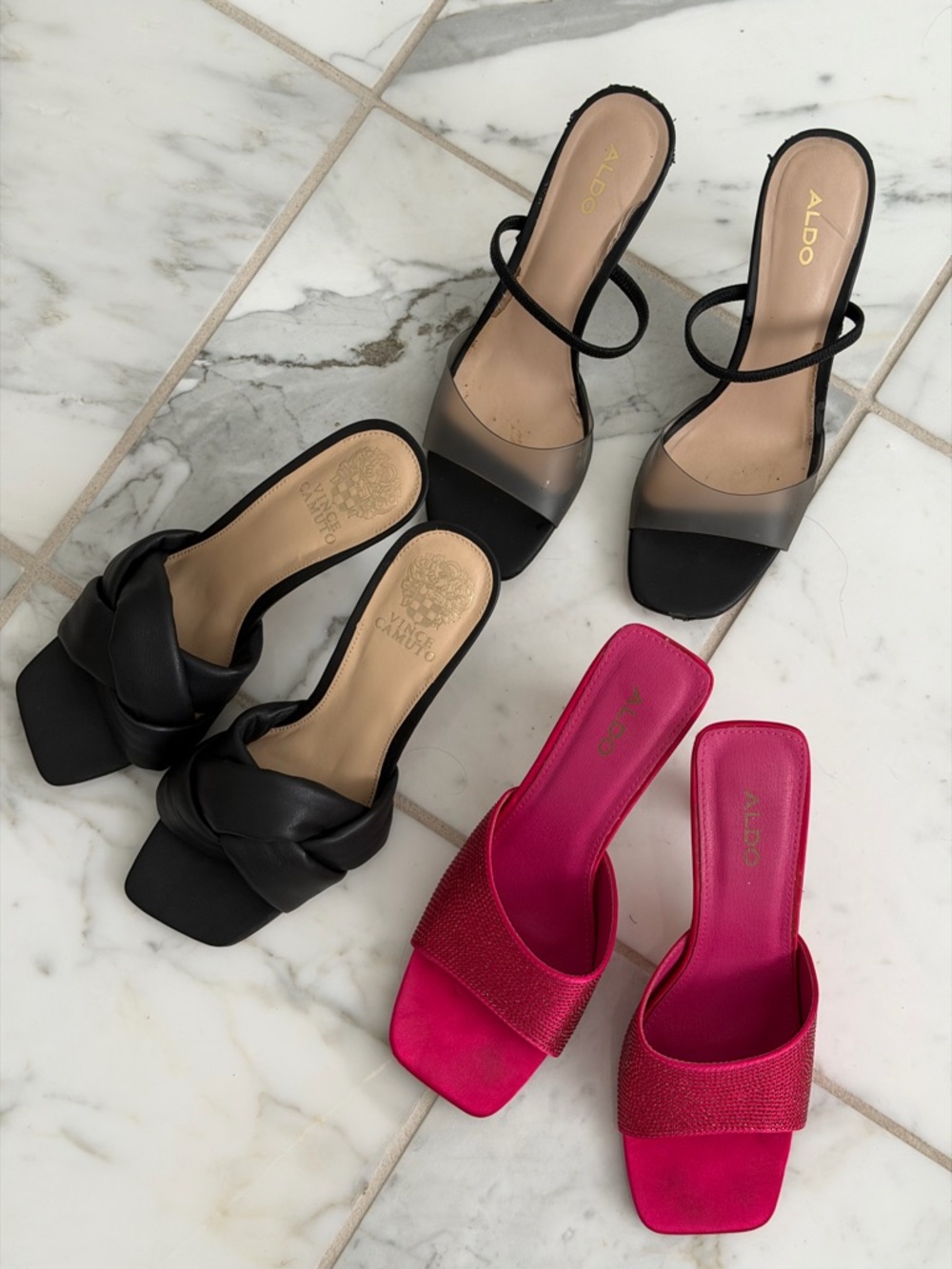 CHANEL Black and Hot Pink Women's Slide & Mule Collection - Picture 6 of 7